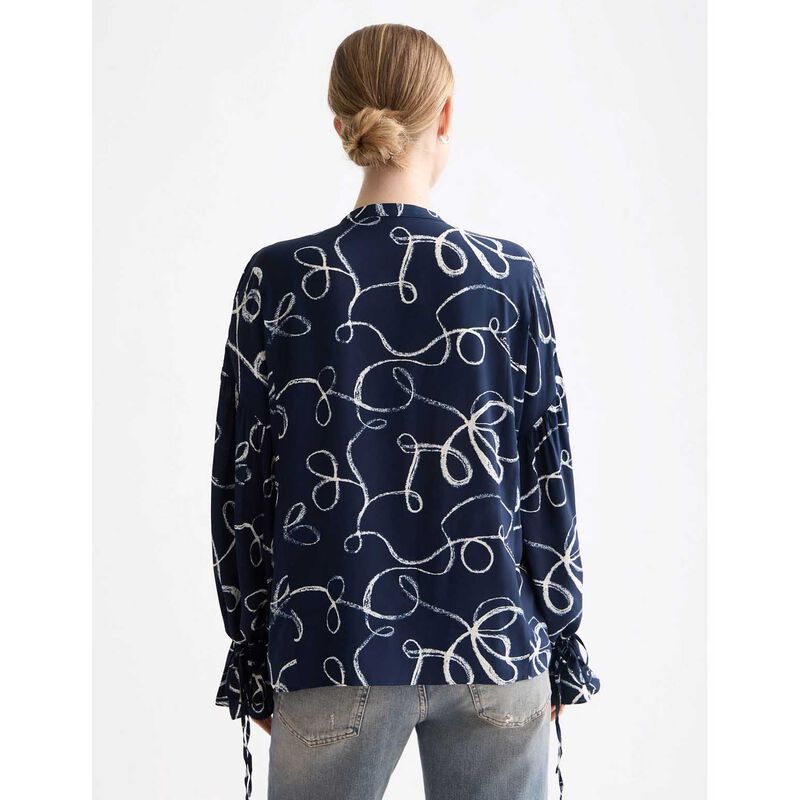 Scotch & Soda Easy Top With Draw String Cuffs image number 1